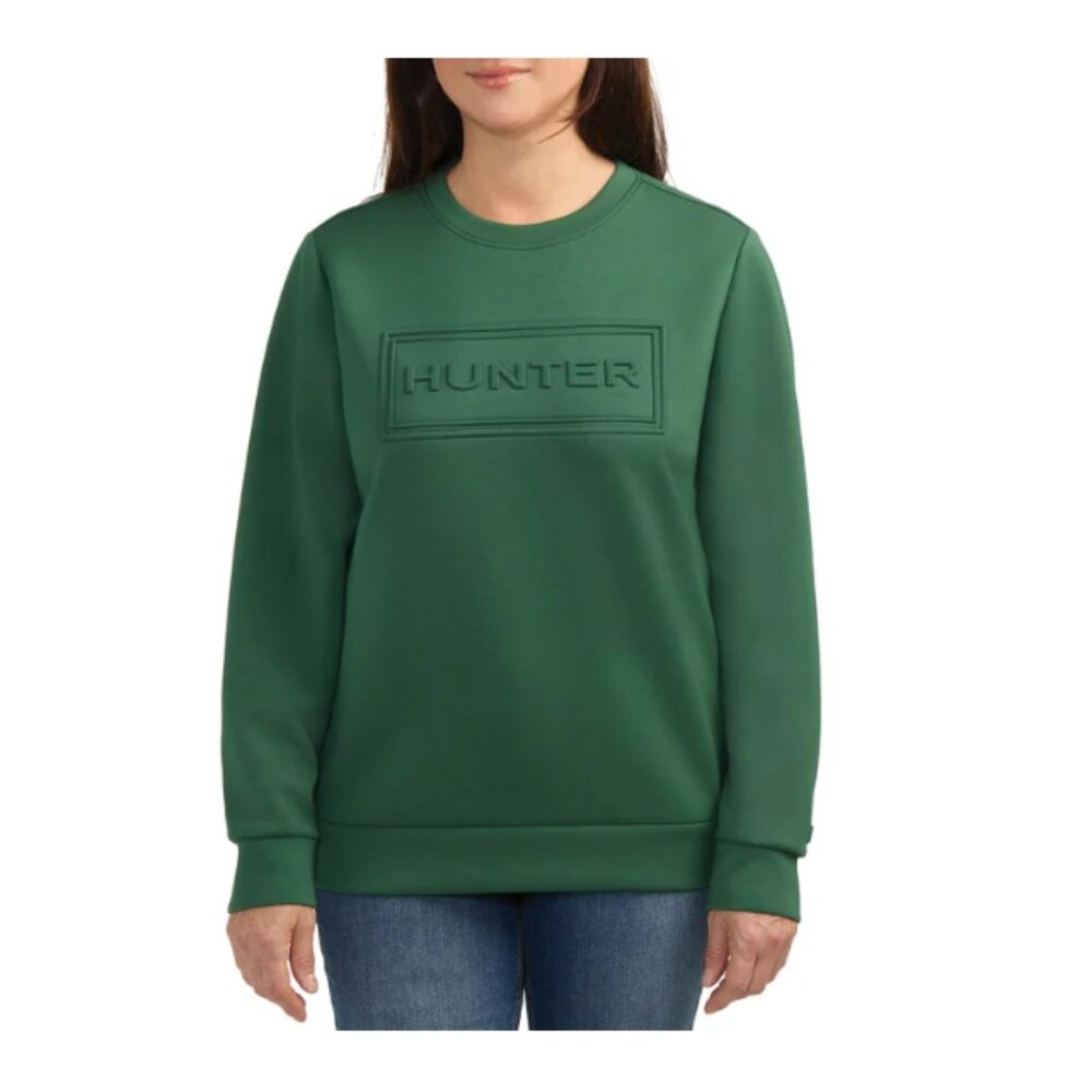 Hunter Women's Embossed Pullover Green